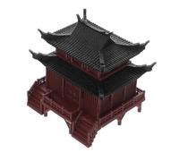UPKOCH Miniature Pavilion Sculpture Pagoda Ornament Décor Jardin Miniature Asiatique Zen pour Aquarium Bureau et Micro et Compact