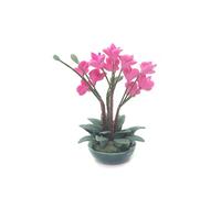 UPKOCH Miniature Phalaenopsis pour Décoration De Maison Roses pour Accessoires De Maison Miniature Modèle Élégant Et Créatif