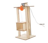 UPKOCH Modèle Ascenseur Physique DIY Kit Scientifique Éducatif pour Garçon Fille Manuel à Assembler Développement des Compétences et Apprentissage Stem sans Batterie