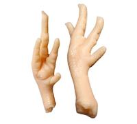 UPKOCH Modèle De Pattes De Poulet Réaliste pour Décoration La Cuisine, Lot De 2 Grandes Pièces en PVC, Accessoire Photo Culinaire pour Amateurs Et Professionnels
