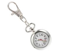 UPKOCH Montre de Poche Accrochée Unisexe Légère pour Infirmières et Étudiants Cadran Large Facile à Lire Porte-clés Portable pour Examens Style Créatif Aléatoire