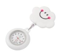 UPKOCH Montre de Poche Infirmière Clip Accroche Blouse, Boîtier Silicone Résistant, Aiguilles Phosphorescentes, Montre Personnalisable pour Aide-soignantes et Infirmières