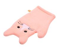 UPKOCH Moufles de Bain en Éponge pour Bébé et Garçon et Filles, Doux et Léger, 2 Pièces, Couleur Rose Motif Chat, Accessoires de Bain Pratiques pour Toilette Quotidienne