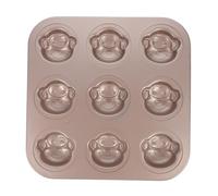 UPKOCH Moule À GâTeau Singe AntiadhéSif En Acier Carbone 26 5 Cm - Outil De PâTisserie Amusant Pour Muffins Cheesecakes Et GâTeaux Pour FêTes