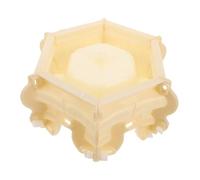 UPKOCH Moule à Planteur Béton Style Européen Socle de Pot de Fleurs Hexagonal Réutilisable pour Décor Intérieur et Extérieur Compatible Ciment et Plâtre Démoulage Facile pour DIY