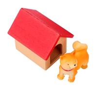 UPKOCH Niche Miniature pour Chien en Matériau Composite Modèle Petit Format de Chien Ornement Décoratif pour Maison de Poupée Accessoire Micro Scène Figurine Miniature