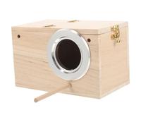 UPKOCH Nichoir pour Oiseaux Boîte de Nidification pour Perroquets et Perroquets Maison Extérieure Résistante Aux Intempéries Facile à Installer Assembler pour Jardin Porche