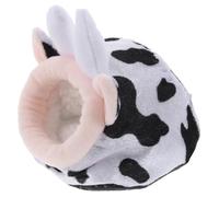 UPKOCH Nid Chaud pour Hamster en Coton Moelleux, Cabane Douillette Petite Taille, Maison D’Hiver pour Petit Animal De Compagnie, Maison De Repos Adaptée Aux Hamsters Et Cochons D’Inde