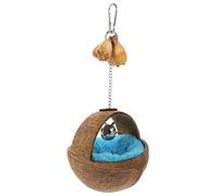 UPKOCH Nid Oiseau Suspendu Coquille De Noix pour Nichoir pour Perroquets Et Autres Oiseaux Cage Décorative Facile à Installer