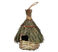 UPKOCH Nid Oiseau Tissé Main Jonc De Mer Grotte à Suspendue Décoration De Nichoir Naturelle pour Jardin