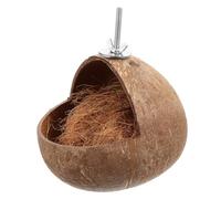 UPKOCH Nid Suspendu Coquille de Noix de pour Oiseaux Nichoir Élevage Sécurisé pour Perroquets Maison Décorative Résistante pour Cage Extérieure et Perruches