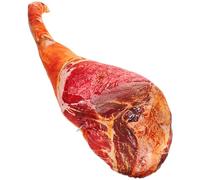 UPKOCH Oreiller en forme de jambon simulation 3D Coussin arrière en fausse viande de jambon doux Nourriture amusante Jouet en peluche canapé Oreiller amusant à câliner