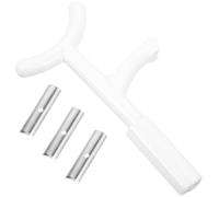 UPKOCH Outil De Retrait D'Empennage pour FlèChes Tir À L’Arc Dissolvant De Colle Et Grattoir Solide Accessoire Manuel pour RéParation Et ÉQuerrage De FlèChe Compact 5.51X3.15X0.59In