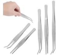 UPKOCH Outils De Plantation Jardinage Lot De 5 Pinces en Acier Inoxydable pour Succulentes Et Micro Paysages Poignée Antidérapante pour Usage Domestique Et Bureau