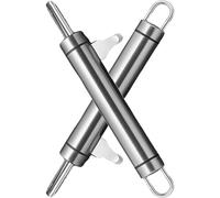 UPKOCH Ouvre-noix Usage Facile en Acier Inoxydable de Macadamia 2 Pièces Structure Solide et Design Simple Cuisine