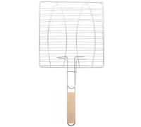 UPKOCH Panier à Griller Léger Maille Inoxydable pour Viande et Poisson Accessoire Barbecue et Facile à Nettoyer Adapté pour Steaks Légumes et Fruits de Mer