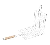 UPKOCH Panier Grillade Bbq Multifonction avec Manche Long Robuste et Chute pour Poisson Fruits de Mer et Légumes Plein Air Couleur Aléatoire Couleur Aléatoire