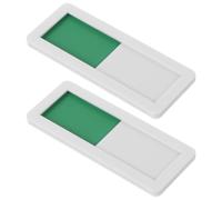 UPKOCH Panneau Coulissant de Confidentialité Ne Se Décolore Pas 2pcs en Acrylique Blanc Indicateur D’occupation Évitant Perturbations pour Bureaux et Espaces Publics