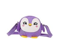 UPKOCH Paquet à Bandoulière Hibou Pour Fille Mini Paquet De Rangement En Polyester Violet Pour Sorties Quotidiennes Voyages Et École Design Enfantin 18 Cm