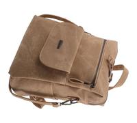 UPKOCH Paquet à Dos Femme Kaki Imperméable Convertible en Paquet Bandoulière Petit à Dos de Voyage et Professionnel Compartiments Organisés pour Études et Travail Usage Quotidien