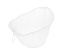 UPKOCH Paquet Filtre à Lait en Nylon Blanc, Passoire Alimentaire Fine et Réutilisable Cordon, Facile à Stocker, pour Filtrer Lait de Noix et Miel Cuisine