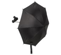 UPKOCH Parasol à Pince Pliable Noir pour Trépied, Montage Simple | Clip-on Réglable, Structure en Fer et Tissu, pour Tables, Têtes de Trépied, Beach et Création