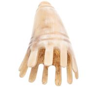 UPKOCH Peigne de massage du cuir chevelu en corne d'ox, embout floral, 3.94X2.17X2.17In, pour usage quotidien et massage apaisant du cuir chevelu