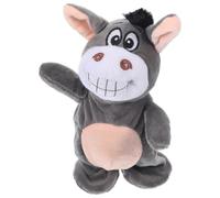 UPKOCH Peluche ÂNe Qui Parle 23cm Jouet Interactif RéPéTiteur Voix Enregistrable TêTe Mobile Douce pour Enfants Jeu ÉDucatif Communicatif