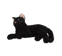 UPKOCH Peluche Chat Noir Réaliste Doux Peluche Ultra Moelleux Coussin Chaton pour Décoration Maison et Câlins Figurine Animale Adorable pour Garçon Fille et Amoureux des Chats