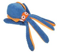 UPKOCH Peluche Forme de Pieuvre Bleu pour Chiens Petits à Mâcher Squeaky pour Chiots Stimule Le Jeu et Soulage la Dentition