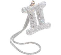 UPKOCH Pendentif Horoscope Bling Strass pour Rétroviseur Voiture Décoration Intérieure Zodiaque Charme Suspendu Signe Gémeaux