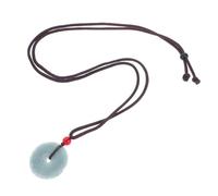 UPKOCH Pendentif Jade Sculpté Vintage Collier Vert pour Femmes et Hommes Feng Shui Spirituel Élégant pour Anniversaire ou Cadeau