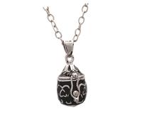 UPKOCH Pendentif Médaillon Ouvert Goutte Vintage pour Cendres Chaîne Commémorative Noire Souvenir pour Garder les Souvenirs Proches