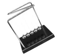 UPKOCH Pendule de Newton Z Bois Massif Balle Équilibre Physique avec Base Bois Ornement de Bureau à Bascule pour Décoration et Apprentissage Scientifique de Résonance Mécanique pour