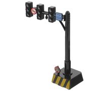 UPKOCH Petit Feu de Signalisation Éducatif pour Garçon et Filles, Modèle de Feu Rouge Réaliste en Plastique, Décor Miniature Coloré pour Apprentissage Sécurité Routière, Accessoire