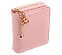 UPKOCH Petit Porte-Monnaie Zippé pour Femme Portefeuille Compact avec Compartiments Cartes Sac à Main Léger et Multifonction Pochette de Voyage Pratique et Élégante pour Fille