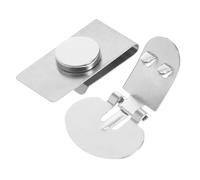 UPKOCH Pince Cravate Invisible Acier Inoxydable Clip Fermeture Automatique Anti-rides et Anti-déplacement Lot pour Homme et Femme Fixation Collier Pratique et Non-dommageable