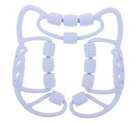 UPKOCH Pince De Jambe en Anneau Sangle D'étirement des Jambes Rouleau pour Muscles des Tissus Profonds Rouleau Pilates Accessoires De Yoga pour Femmes Masseur De Yoga PP Sky-Blue