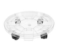 UPKOCH Plateau De Jardin Rotatif Support à Plantes avec roulettes pour Pots Extérieur Base Mobile pour Pot De Fleurs Intérieur Et Extérieur