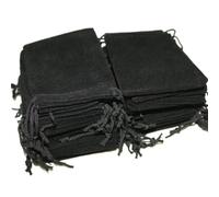 UPKOCH Pochette à Cordon en Peluche Noire Grosse Taille Rangement Pratique Fermeture Sécurisée pour Sèche-cheveux pour Accessoires Cheveux et Usage Quotidien
