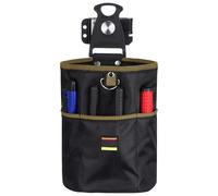 UPKOCH Pochette à Outils Compacte en Tissu Oxford avec Clip Ceinture, Poches Multifonctions et Réglage Confortable pour Travaux Étroits et Projets DIY à Domicile