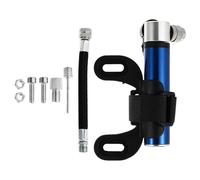 UPKOCH Pompe à Air Portable Mini Alliage Aluminium pour Vélo et Ballon Kit Gonfleur Léger et Résistant avec Support Compatible Valves Presta pour Cyclistes et Sportifs