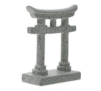 UPKOCH Pont Décoratif pour Aquarium Style Shinto Japonais Sanctuaire Miniature Résine Porte De Temple Japonais Étagère-autel Décoration De Porte Torii Ornement pour Aquarium Miniature