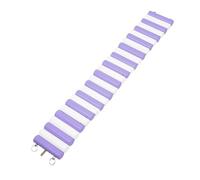UPKOCH Pont Décoratif Pour Hamster Violet Et Blanc - Échelle D’usure En Bois De Liège Moyen 6×40 Cm - Jouet D’exercice Et Balançoire Pour Petits Rongeurs - Accessoire Cage Pour Hamsters Et Chinchillas