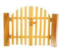 UPKOCH Portail Maison De PoupéE en Bois Miniature 1 12 Portail Jouet avec Porte Ouvrante Accessoire DéCoratif pour ScèNe Maison De PoupéE