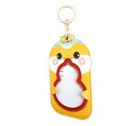 UPKOCH Porte-clés Forme De Serpent avec Double Emplacement pour Cartes Accessoire Porte-Carte Chanceux pour Nouvel an Chinois Motif Distinctif Et PU Symbole De Prospérité Et Énergie