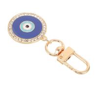 UPKOCH Porte-clés Œil Bleu Alliage Pendentif Géométrique Sac à Dos Charme Porte-clés Femme Cadeau Saint-valentin pour Petite Amie Accessoire et Anti-déformation