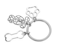 UPKOCH Porte-clés Patte de Chien Décoratif Résistant à l'usure en Alliage de Zinc, Petit Pendentif Griffe, Accessoire pour Clés et Paquet, Présent Original pour Propriétaires de Chiens