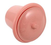 UPKOCH Pot de Chambre avec Couvercle Rose Clair, Urinoir Portable en Plastique Haute Densité 2,5 L, Bassin D’hôpital pour Adultes, Usage Domestique et Voyage, Seau D’urine Réutilisable