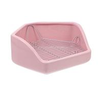 UPKOCH Pot pour Lapin Et Rongeurs Anti-basculement en Céramique Pentagonal, Bac à Litière Poids Lourd, Grosse Taille, pour Cage Petite, Adapté Lapins, Chinchillas, Cochons d'Inde Et Furets